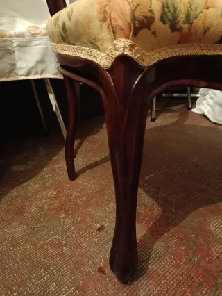 Silla Antigua Estilo Isabelino/Luis Felipe