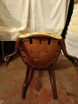 Silla Antigua Estilo Isabelino/Luis Felipe