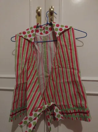 Falda flamenca volantes de lunares con dos blusas