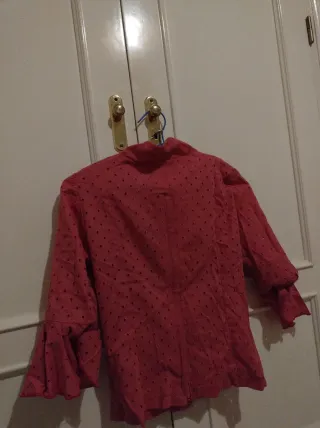 Falda flamenca volantes de lunares con dos blusas