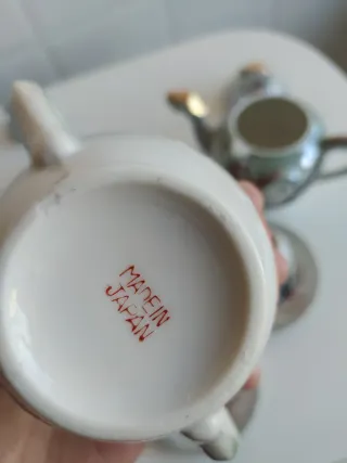 Juego de té japonés dragón porcelana