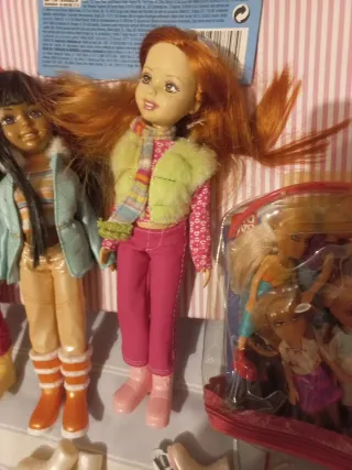 Muñecas Wee 3 Friends y 5 BRATZ de Ban Dai