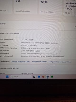 Ordenador portátil Dell G15