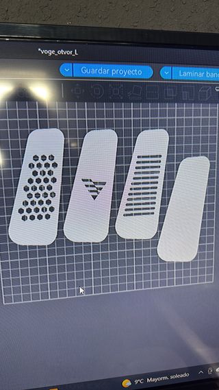 Deflectores cubrecarter Voge DS800