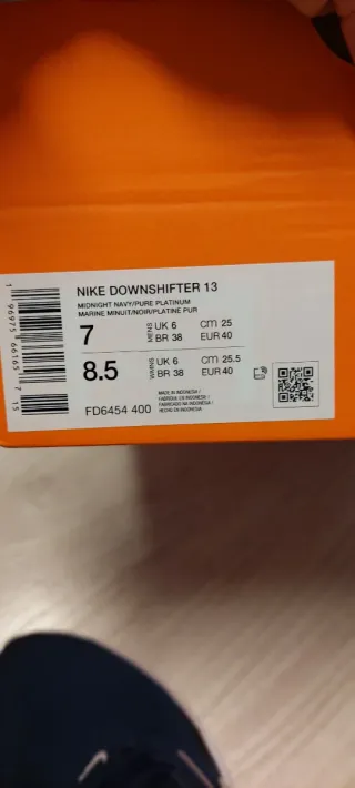 Zapatillas Nike Downshifter 13 Azul/Blanco