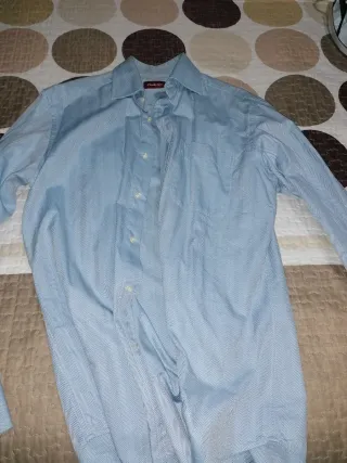 Camisa Emilio Tucci azul talla M