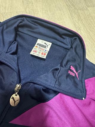 Vintage Puma Track Jacket 90s Colorblock S/M