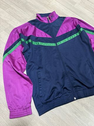Vintage Puma Track Jacket 90s Colorblock S/M