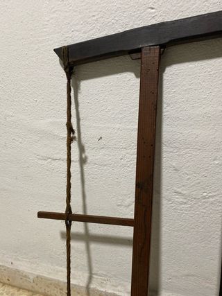 Sierra de madera antigua