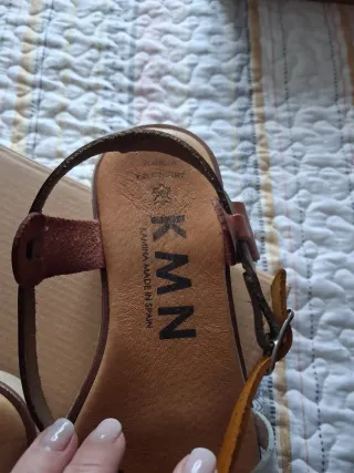 Sandalias Kaminata Piel Multicolor