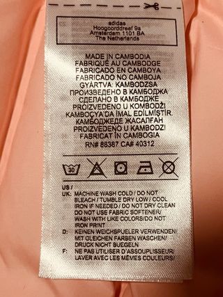 Chaqueta Adidas Varilite Mujer Rosa salmon