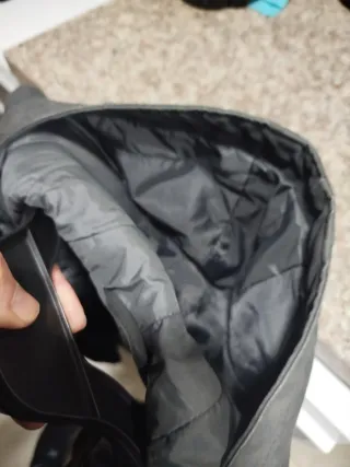 Parka G-Star RAW Negra/Gris con Capucha