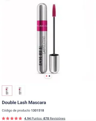 Máscara de Pestañas Doble Farmasi