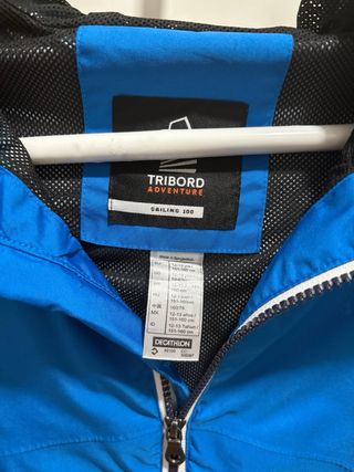 Chubasquero niño Tribord azul