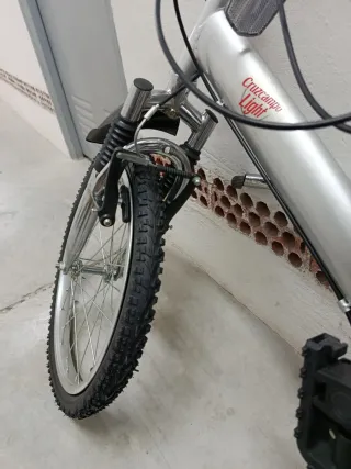 Bicicleta Plegable Plata