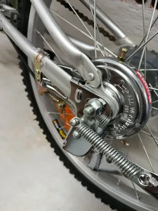 Bicicleta Plegable Plata