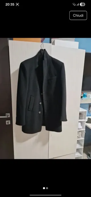 Cappotto uomo nerotg46