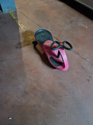 Coche correpasillos rosa