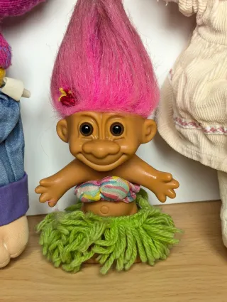 Lote muñecos Trolls vintage troll Russ