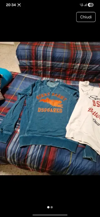 Felpa Dsquared2 Bambino Blu