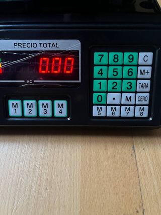 BÁSCULA PORTÁTIL COMERCIAL 40KG A ESTRENAR