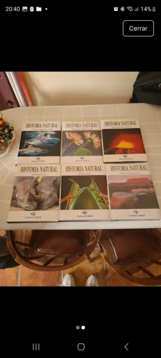 Colección de libros: Historia Natural