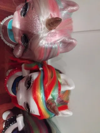 Muñecas unicornio y accesorios