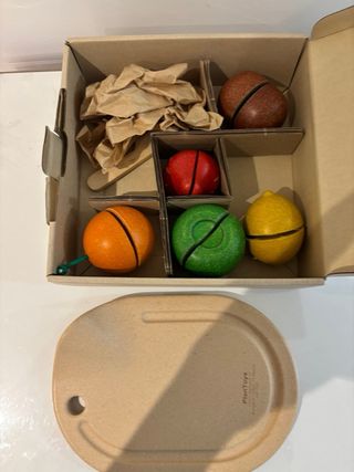 Plan Toys Set Frutas Cortar 18m+