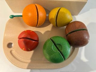Plan Toys Set Frutas Cortar 18m+