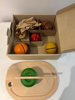 Plan Toys Set Frutas Cortar 18m+