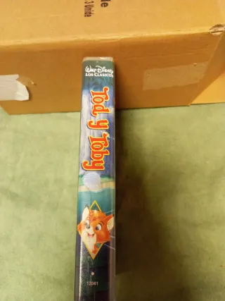 VHS Tod y Toby Walt Disney Los Clásicos