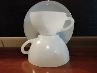 Juego Tazas Café Arcopal Opalina