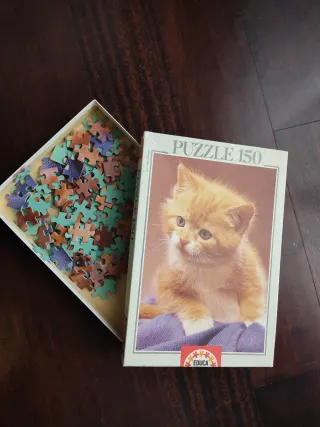 Puzzle 150 piezas gatito Educa
