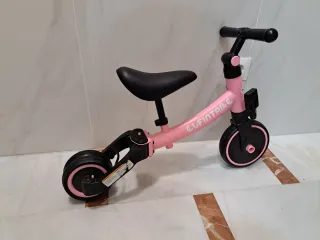 Triciclo evolutivo rosa