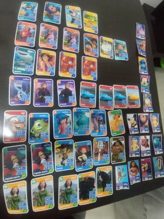 38 Cartas y 15 Cromos Disney-Stitch Carrefour