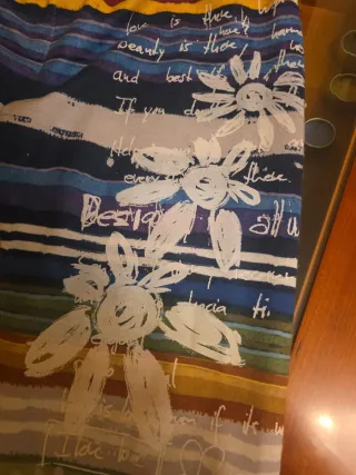 Leggins multicolor desigual de algodón impreso