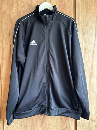 Chaqueta Adidas cremallera negra