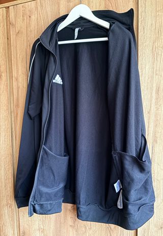 Chaqueta Adidas cremallera negra