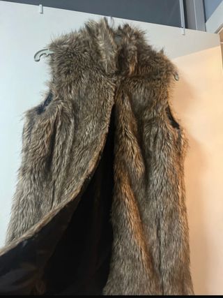 Chaleco pelo marrón Talla XS