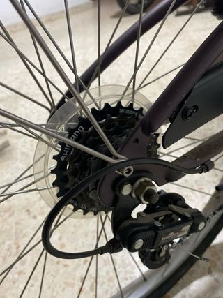 Bicicleta de paseo con cesta