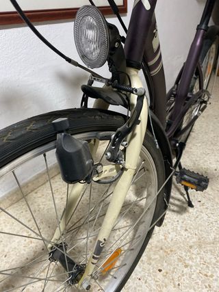 Bicicleta de paseo con cesta