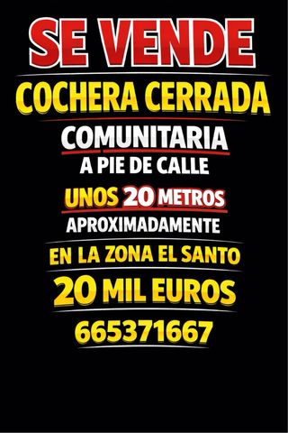 COCHERA CERRADA ZONA SANTO