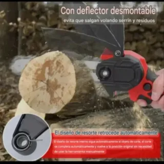 Motosierra Eléctrica Recargable 4 y 6 Pulgadas