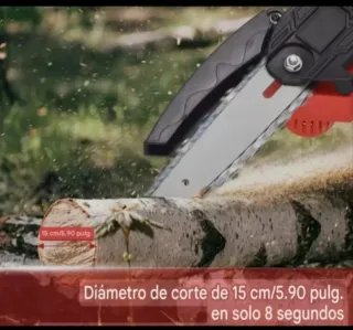 Motosierra Eléctrica Recargable 4 y 6 Pulgadas