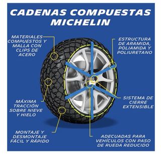 Cadenas de Nieve Easy Grip Evo 16 Michelin