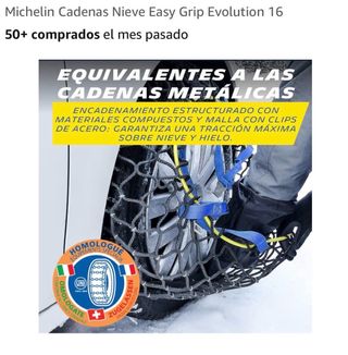 Cadenas de Nieve Easy Grip Evo 16 Michelin