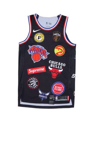 Camiseta Supreme x Nike NBA Teams Negra