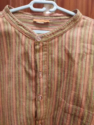 Camisa cuello mao rayas colores