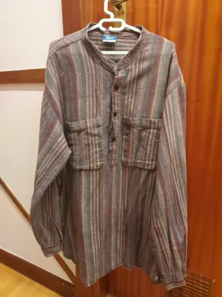 Camisa cuello mao rayas colores