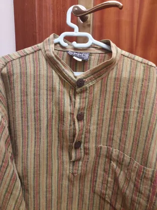 Camisa cuello mao rayas colores